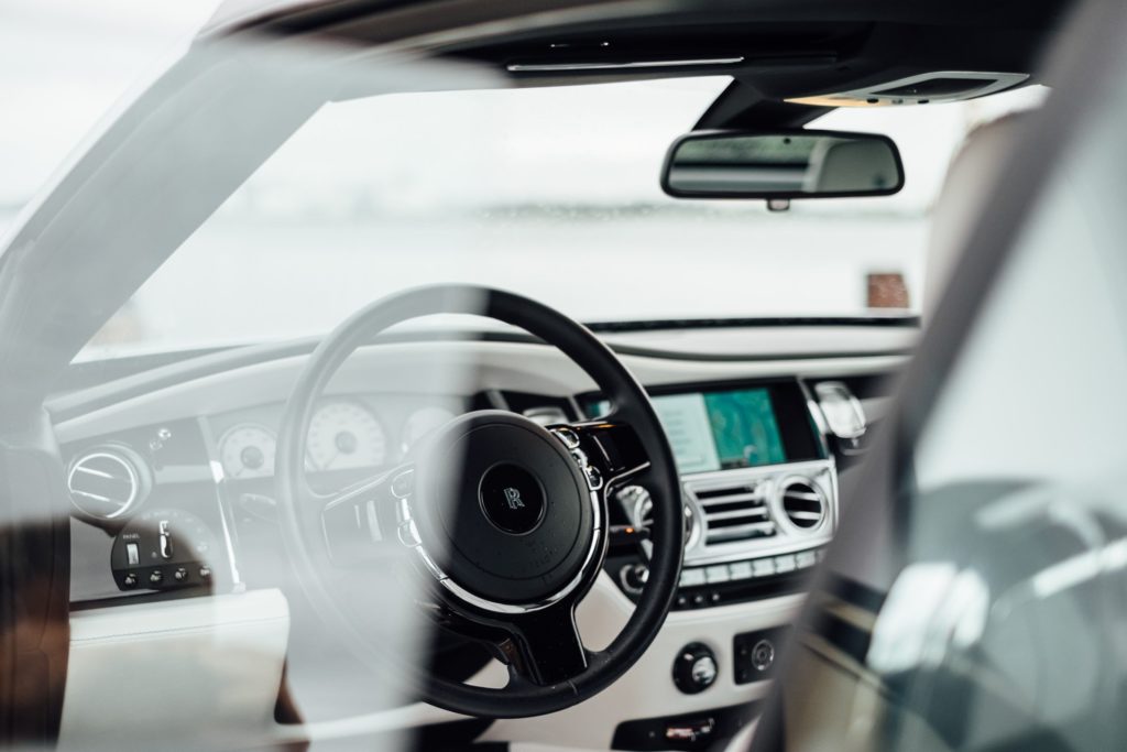 Rolls-Royce car interior